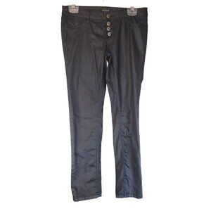 Venus Unique Black Pants Snaps on Leg Size US 6 Eur 38 GB 12